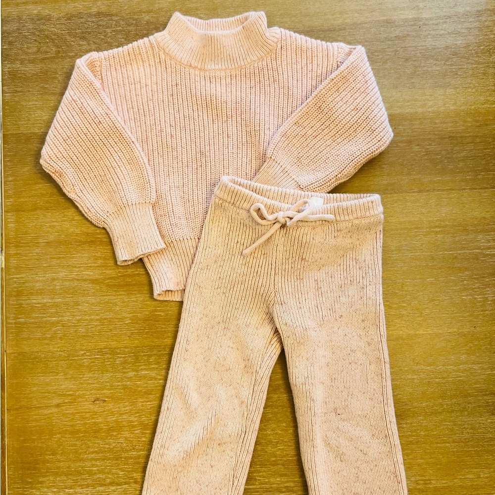 Jamie Kay Knit Set Rose Cameo (2Y)